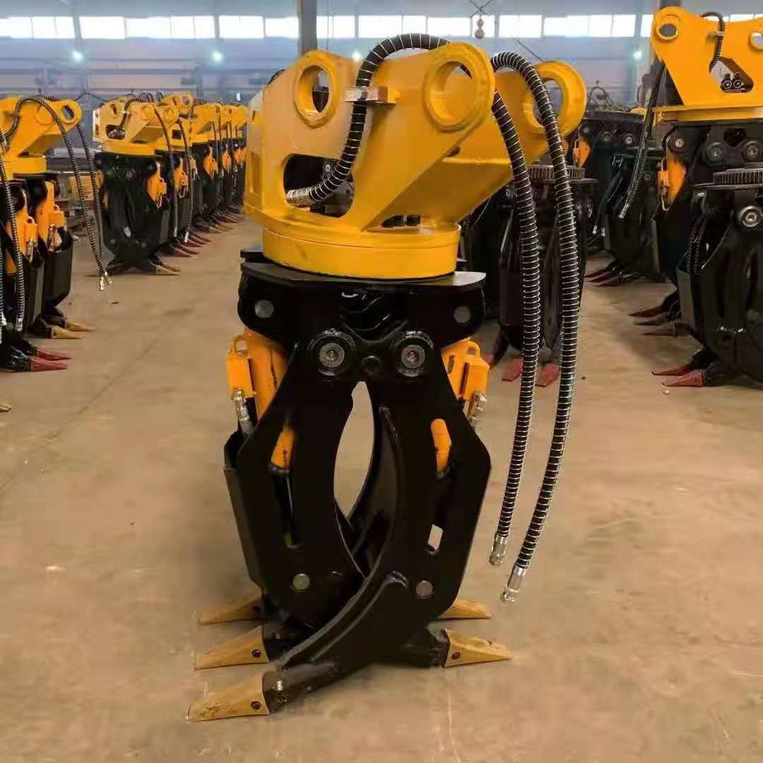 Customizable Excavator Attachments Multifunctional Spare Parts Rotating Log Grapple