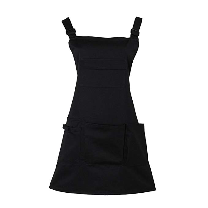Adjustable Cotton Apron Uniform Blank Reusable Digital Print For Supermarket Worker