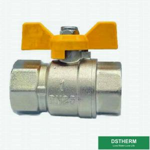 Buy cheap Butterfly Handle Forged Brass Ball Valve High Pressure Gas Pipe Valve product
