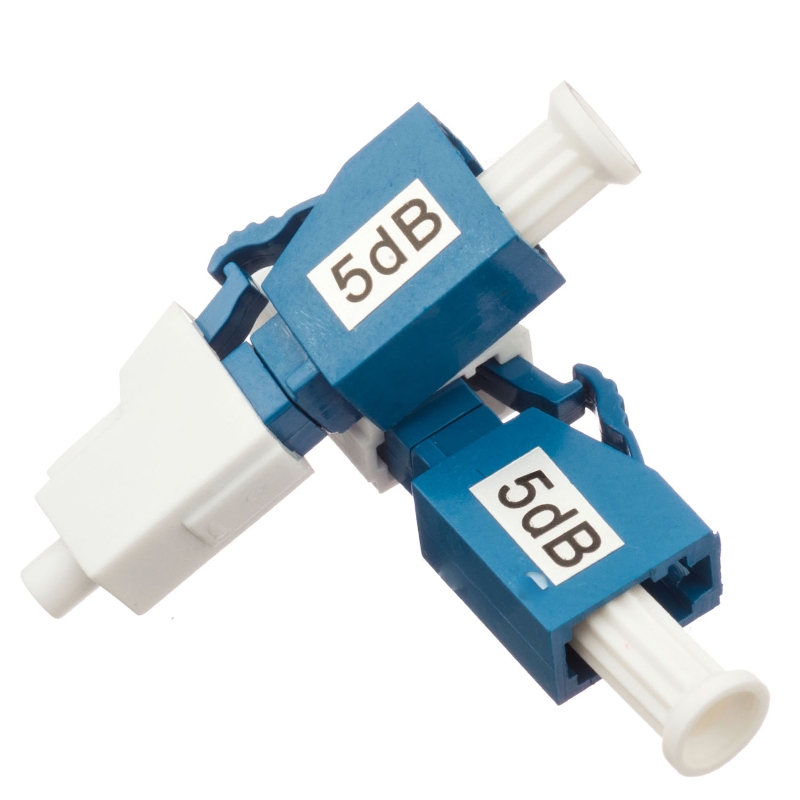 20dB Fiber Optic Cable Attenuator LC SC FC ST Male To Female