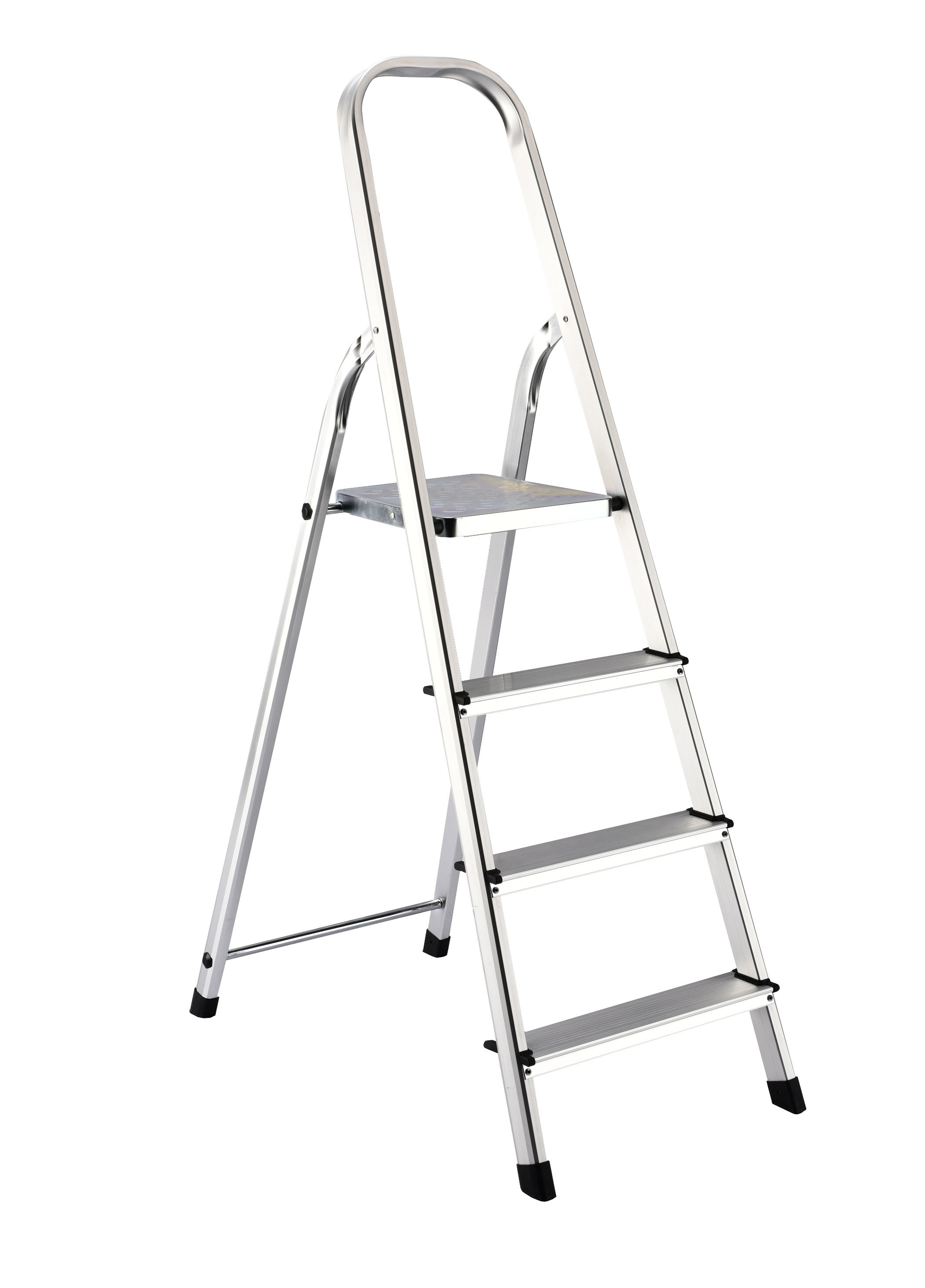 Outdoor Aluminum Step Ladder 4 Steps Aluminum Folding Step Stool