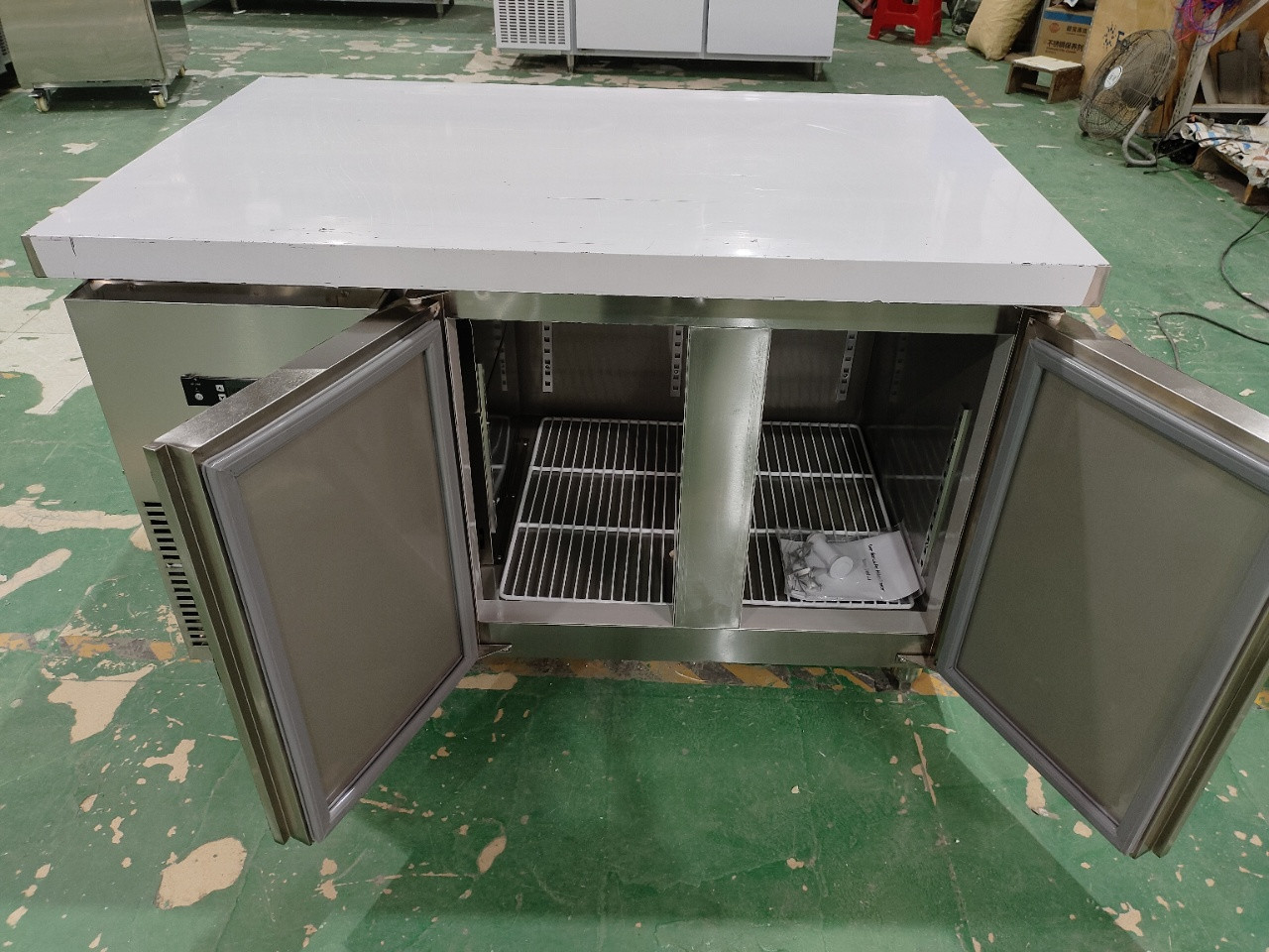 Commercial Refrigeration Equipment Under Counter Workbench Stainless Steel Working Table Refrigerator