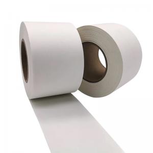 Buy cheap Recyclable Water Activated Brown Kraft Paper Tape White Gummed Paper Tape Non Reinforced product