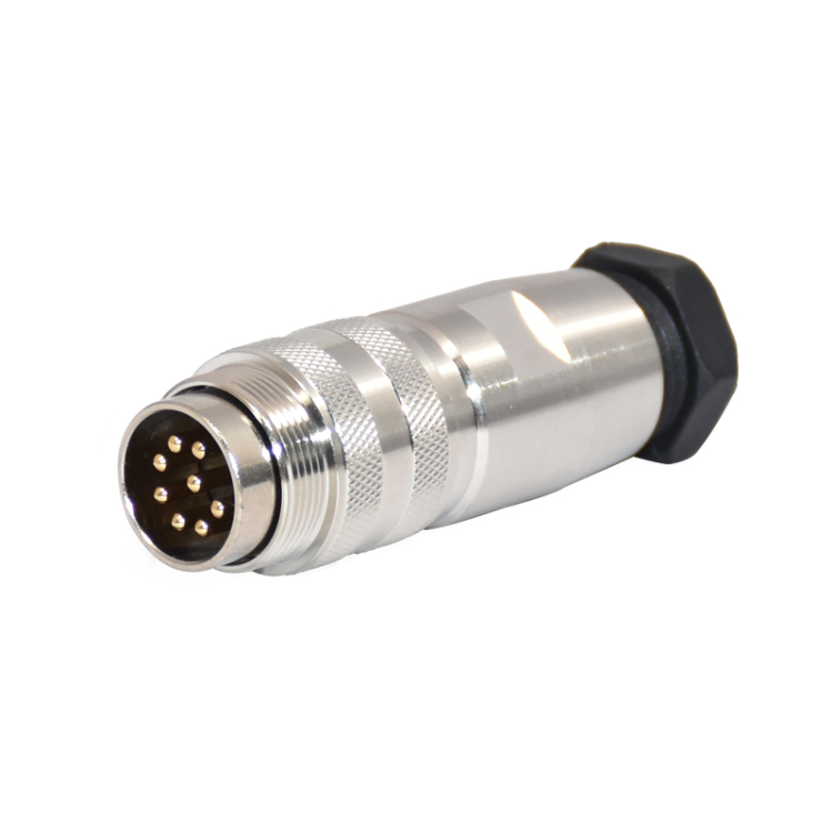 PA66 Rigoal M16 Straight Metal Connector Screw Joint Shield