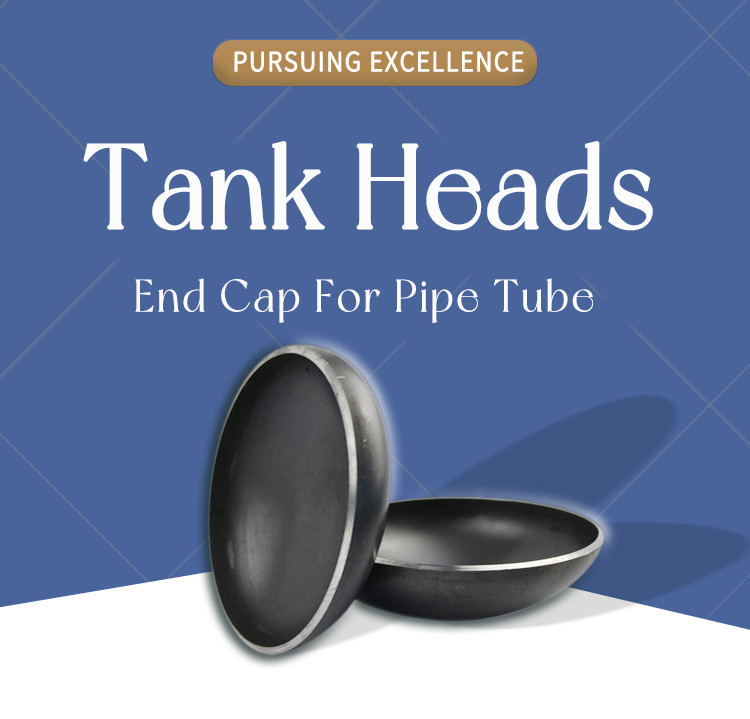 Customized Size Dish Heads 1000mm 6mm Mild Steel Hemisphere Head