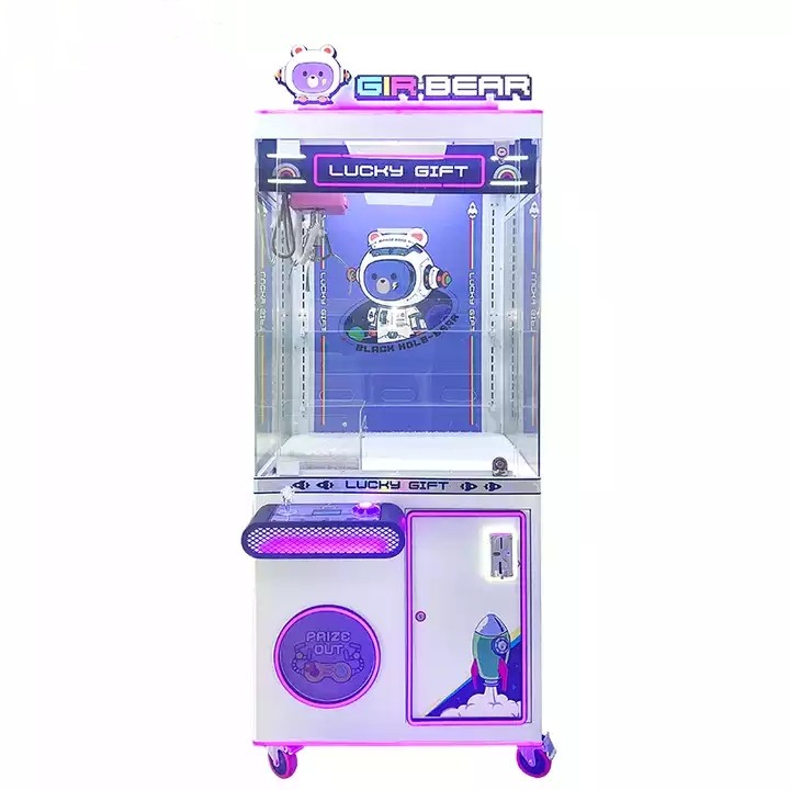 EU/US/UK/AU Plug 110V/220V Coin Operated Vending Claw Crane Game Machine for Retail Items