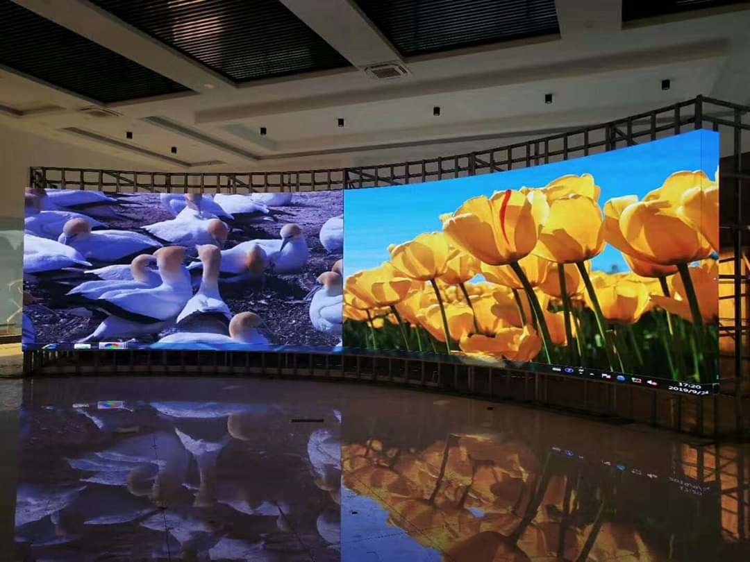 3840hz P4.81 500x500 mm cabinet Stage LED Screens Advertising Board Wide Viewing Angle With Curvature