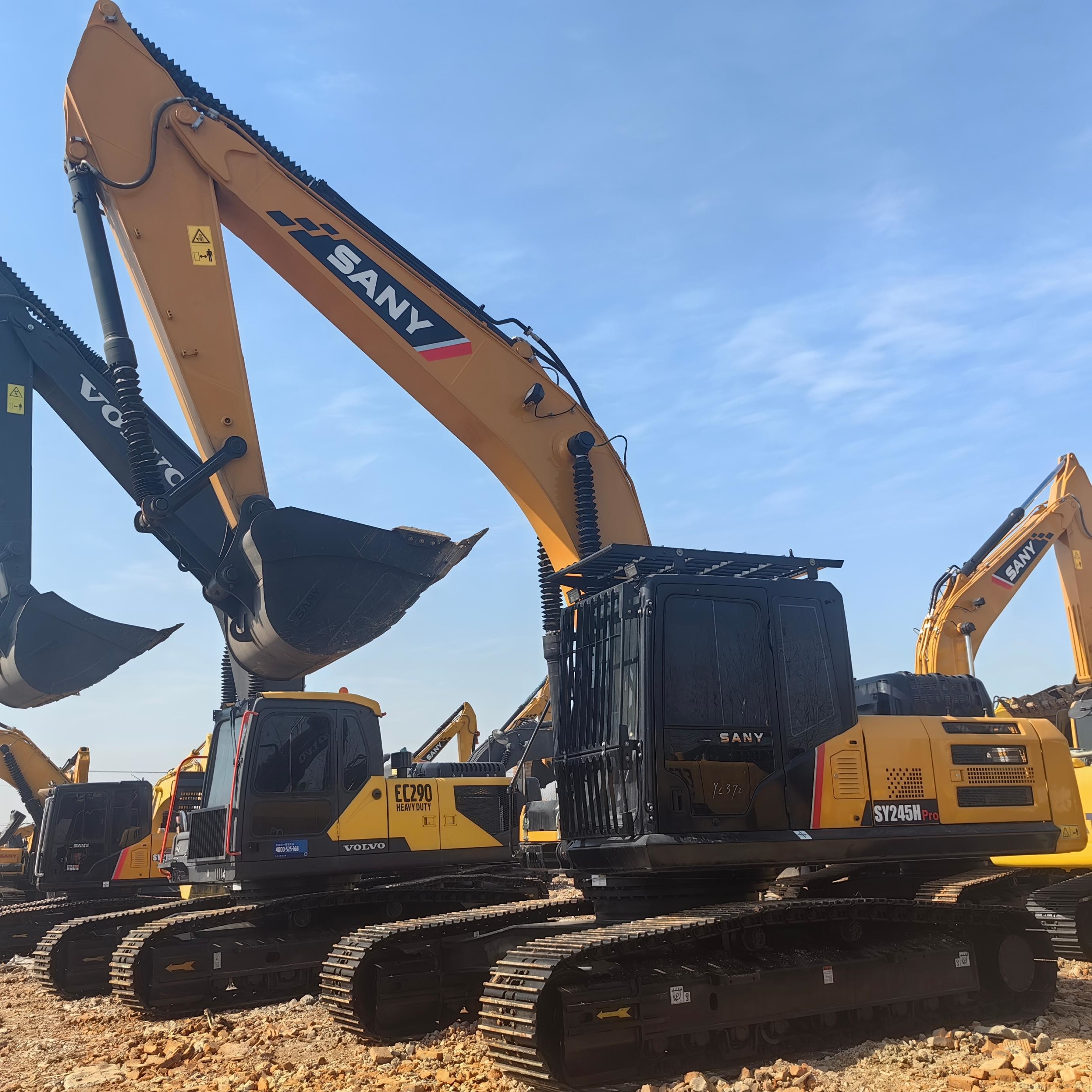 1.3m³ Bucket Capacity Used Sany SY245H 24 Ton Excavator Heavy Equipment Machine