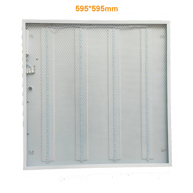 36W Prismatic Back Light LED Panel Light 595*595*19mm for Working Temperature -45 55C