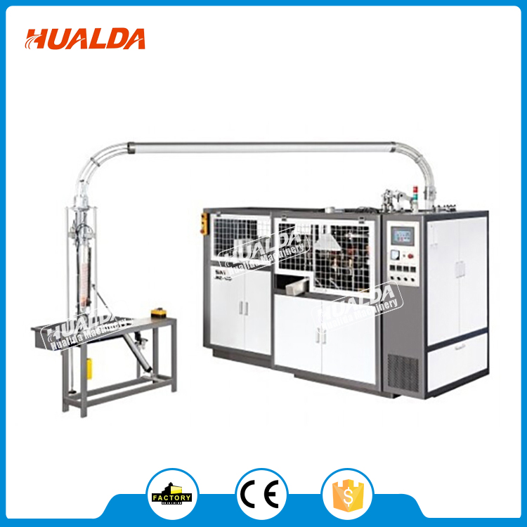 Stable Coffee Tea Paper Cup Lid Forming Machine 70 To 80 Pcs / Min Speed