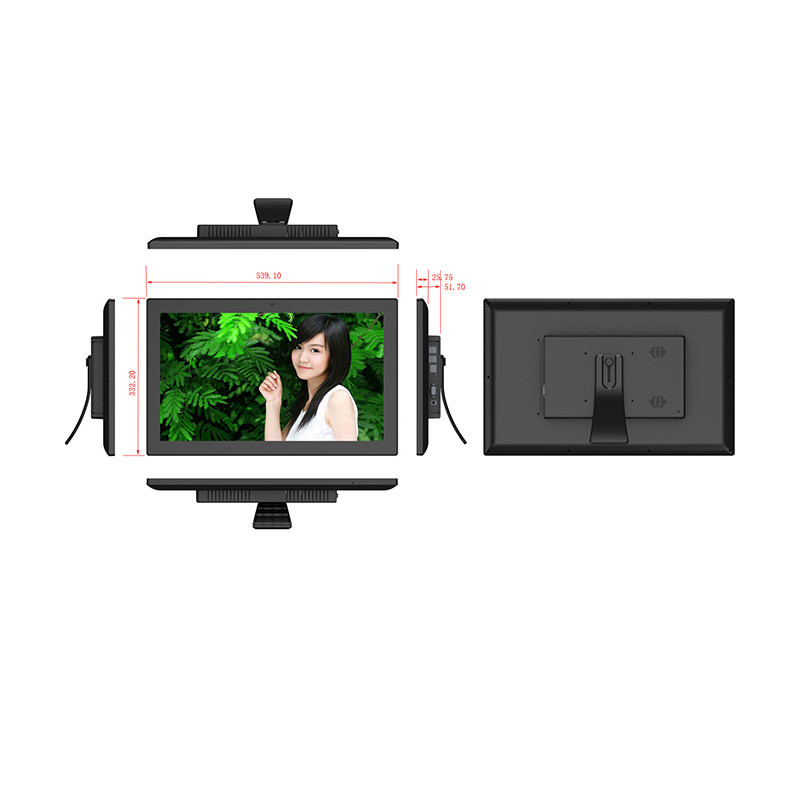 IPS 21.5 Inch Healthcare Digital Signage All In One Wall Mount Touch Screen