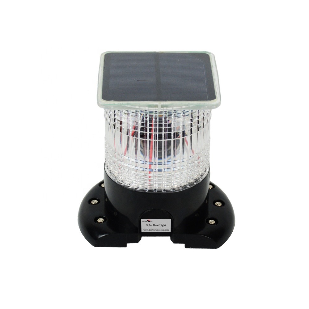 ABS Plastic 3 Inches Battery Boat Navigation Lights Solar Led
