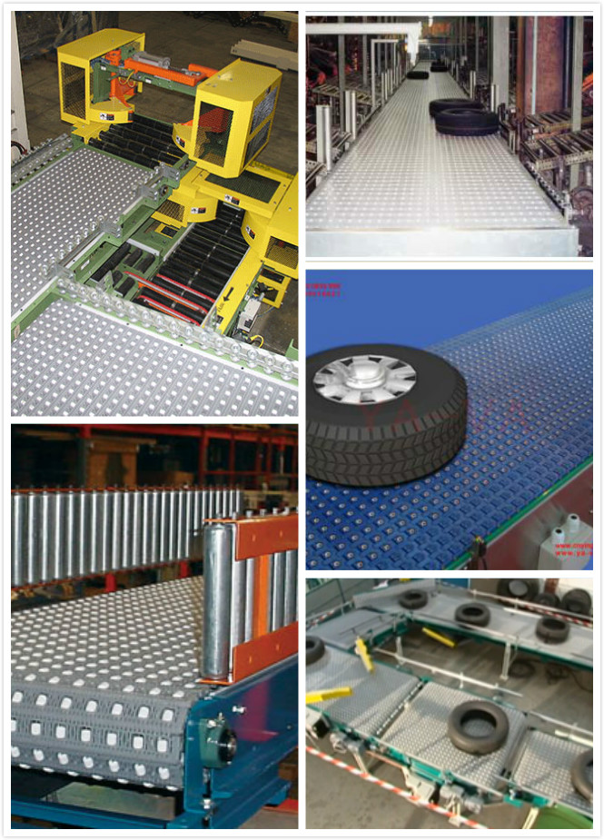 roller top modular belts conveyors