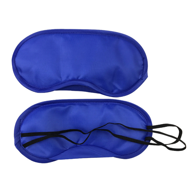 Polyester 3D Sleeping Eye Mask Silk Screen Imprint Blackout Eye Covers