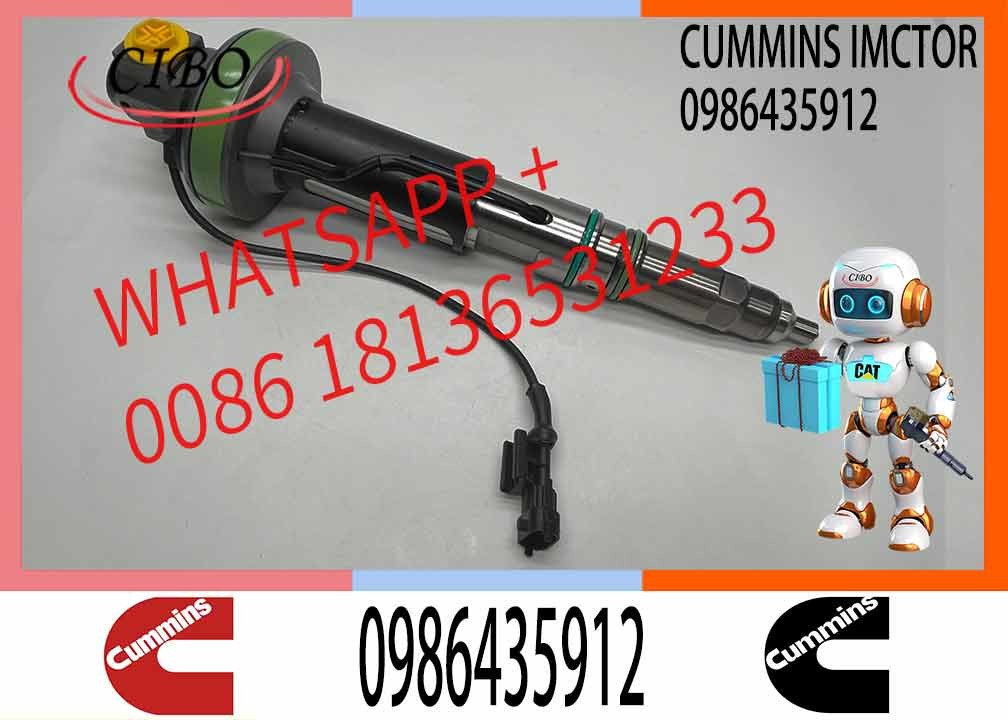 Diesel Fuel Injector F00BJ10006 0986435912 FO0BJ60578 FOOBJ60783 1000019903 For Cummins QSK19 QSK38 QSK50 QSK60 Engine