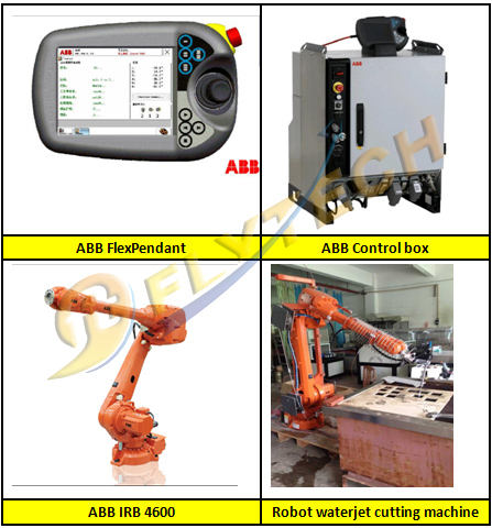 Latest ABB Robot waterjet cutting machine