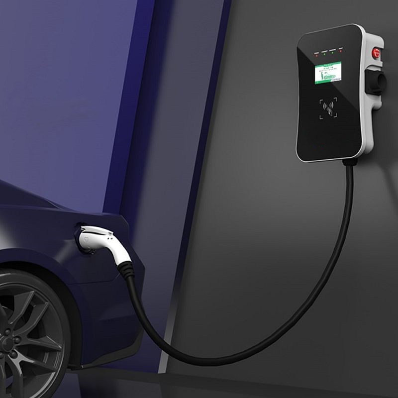 Integrated Wallbox Public EV Charging Station 3 Phase OCPP