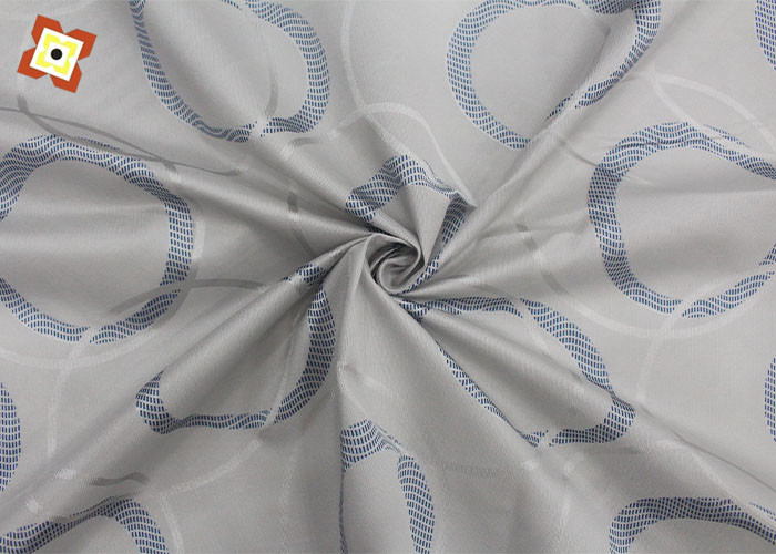 White Paste Printing Soft Mattress Quilting Fabric 235cm Width