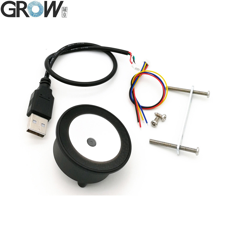 Grow GM73 Round Small Uab Uart 1d 2D Barcode Scanner Module