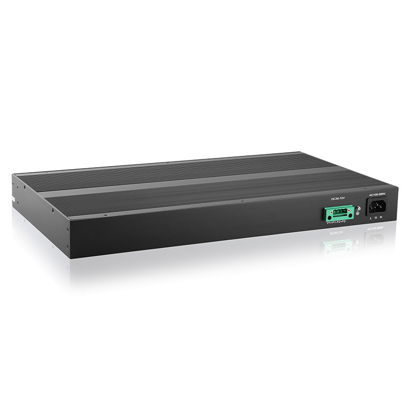 24 Gigabit Industrial Managed POE Switch With 4 SFP Slot Port