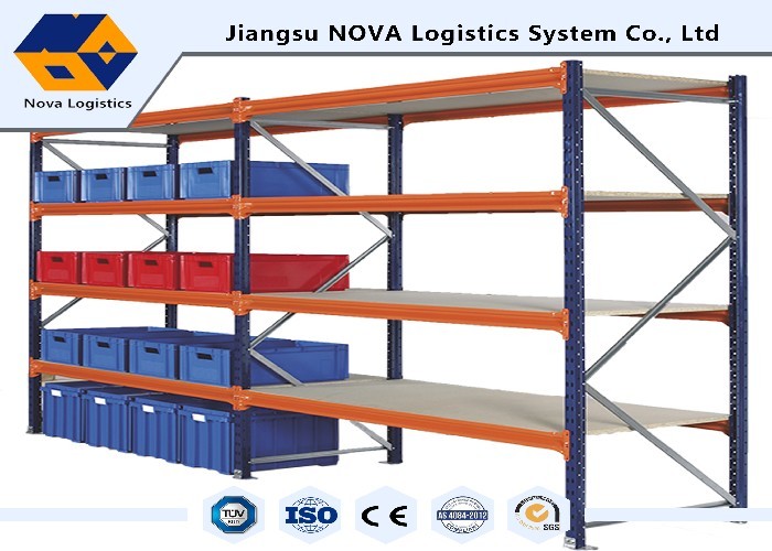 Hot Rolled Steel Stable Longspan Shelving 1000 Kgs Per Layer Loading Capacity