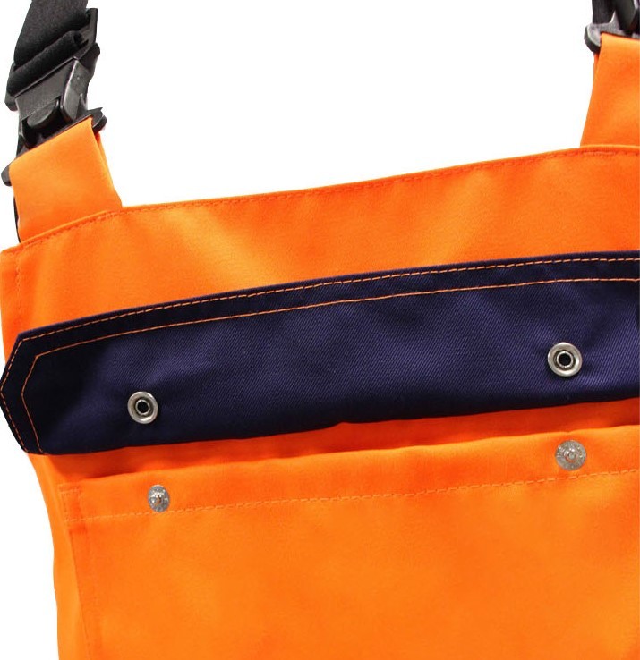 Man 250GSM CVC Reflective Working Bib Overalls With Adjustable Braces Clasps buckles