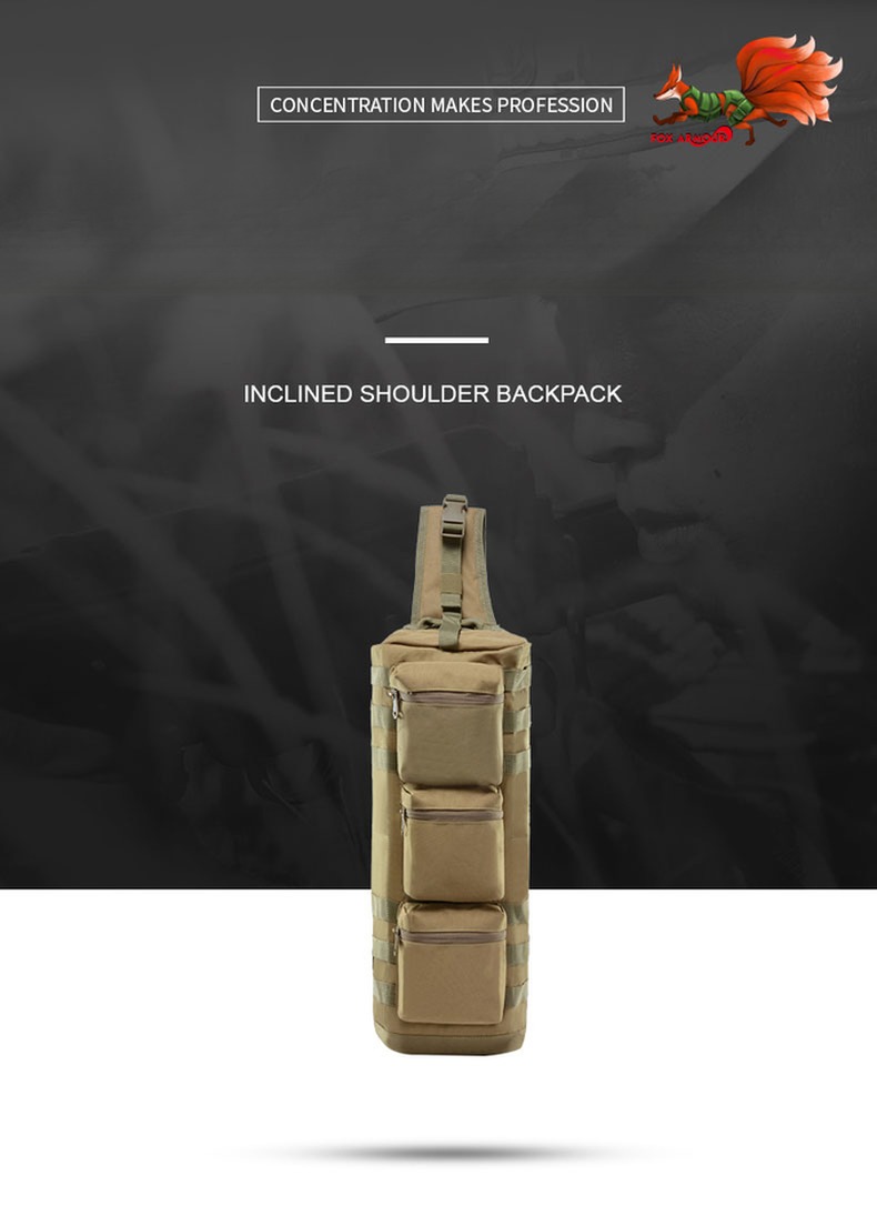 Multi Function Outdoor Training Backpack with Camouflage Pattern and Soft Handle