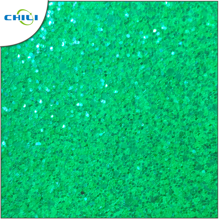 Shoe Lining Glitter Leather Fabric Long Durability 0.8 Pu 0.9±0.15mm Thick