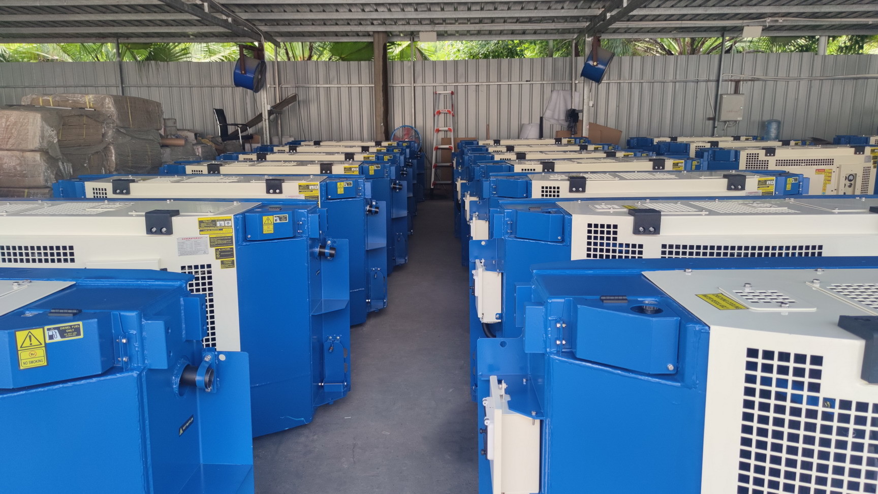 15kw 460V Generator 3 Phases Kubota V2203 Clip On Genset For Reefer Container