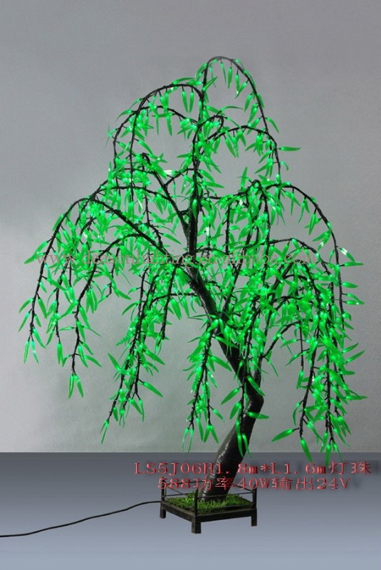 Led Green Willow Tree Light outdoor holiday decoration on sale