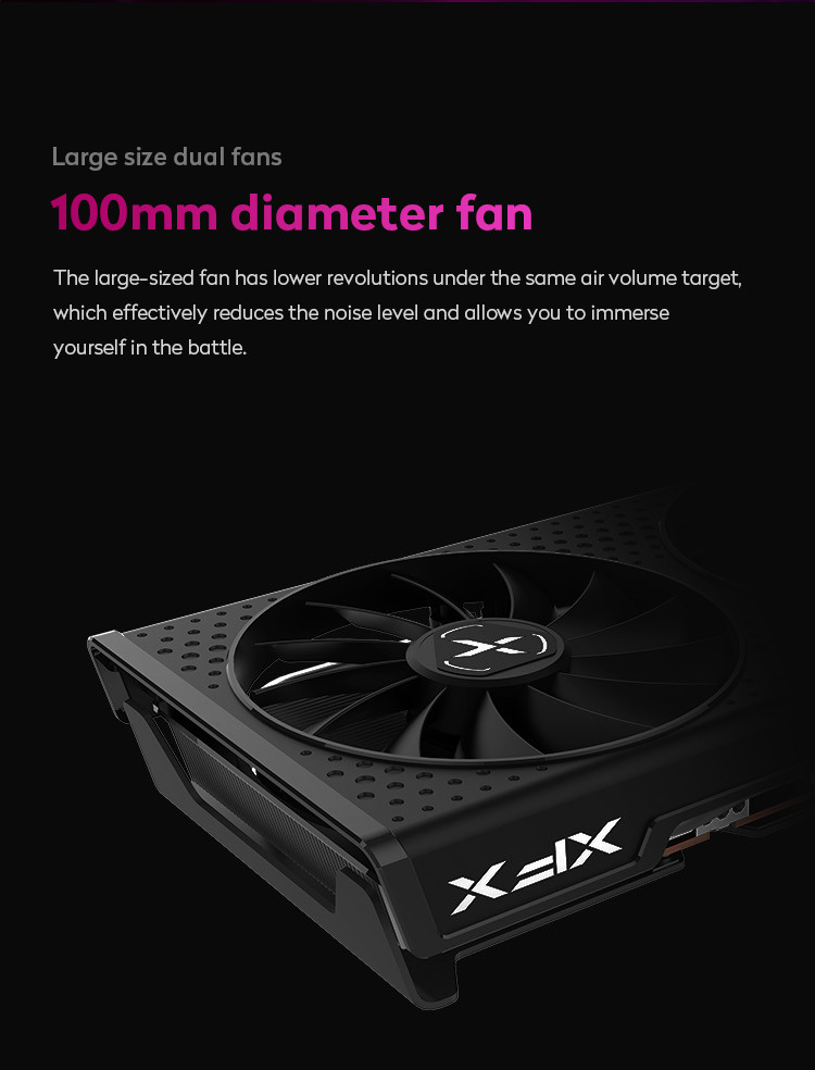 RX6500xt 4gb GPU Graphics Card GDDR6 AMD Gaming PC Video Card