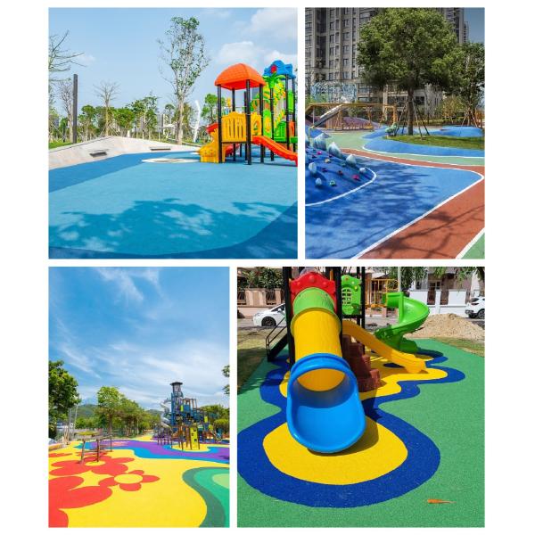 IAAF Non-Toxic Safe and Inviting Public Spaces 8mm EPDM Playground Surface
