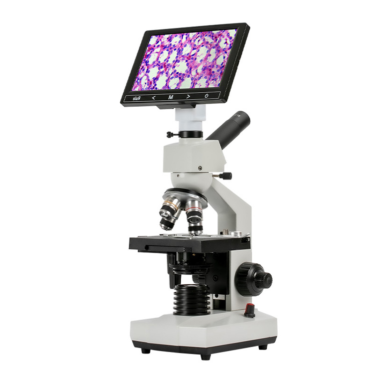 Trinocular Drawtube Electron Microscope for Display in Biology Scientific Experiments
