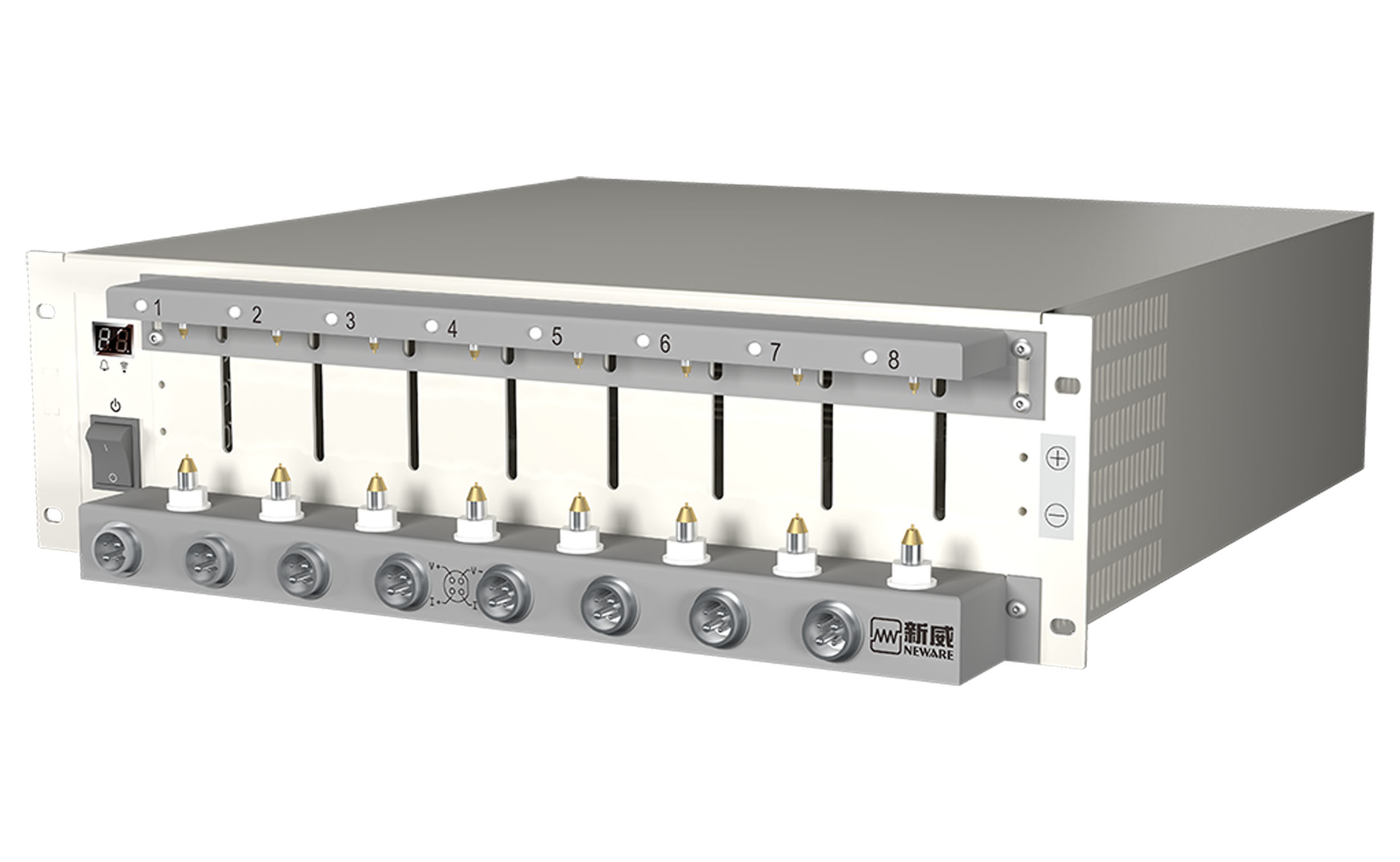 500ms 18650 Battery Analyzer , 3U3F Lithium Battery Testing Equipment