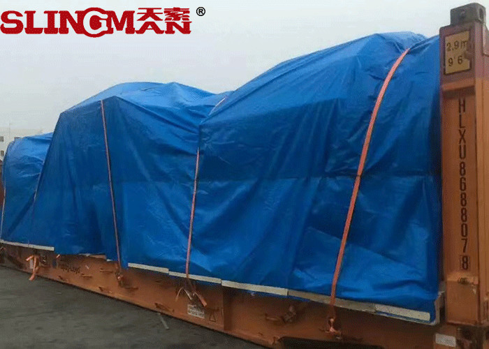 Custom Heavy Duty Car Trailer Ratchet Tie Down Straps 5000KG Capacity