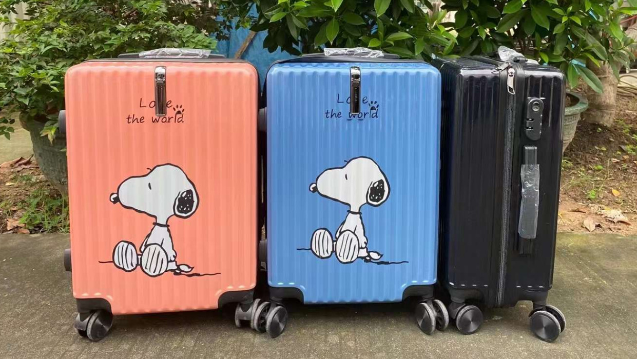 High Quality Small PC Cute Cartoon Trolley Case Unisex Cabin For Travel