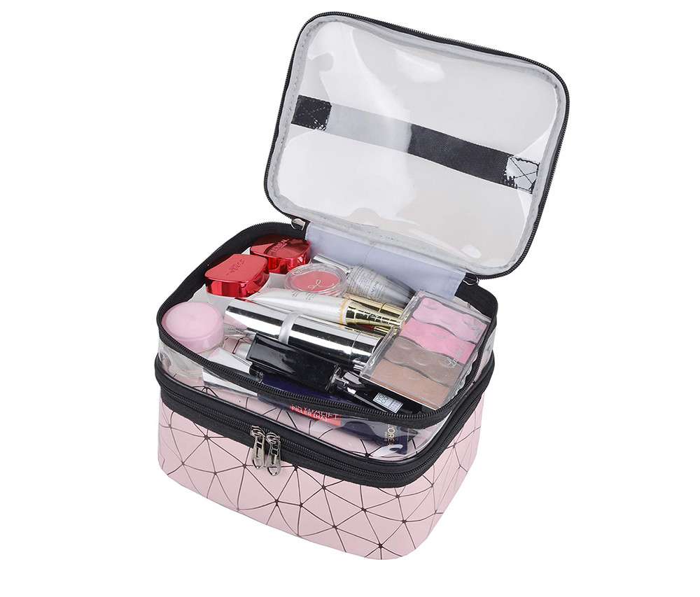 Waterproof Multifunction Marble Zipper Toiletry Bag For Women