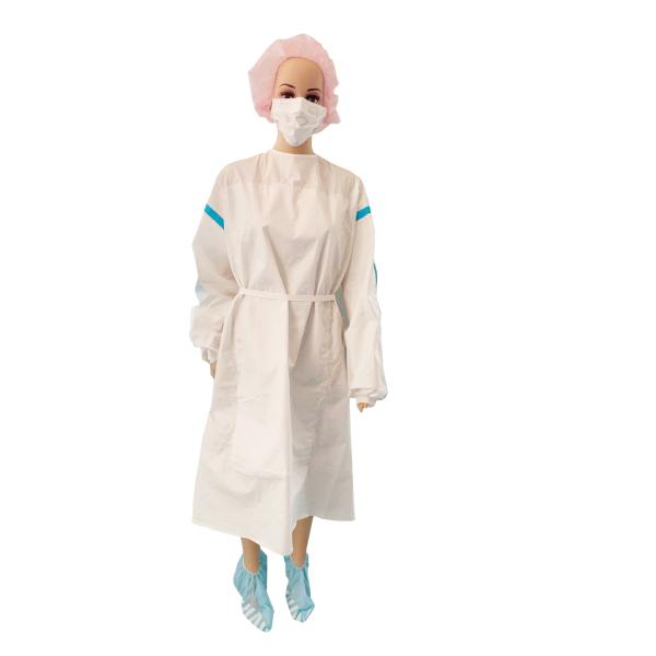 Breathable Moisture Permeable SMS Disposable Isolation Garments