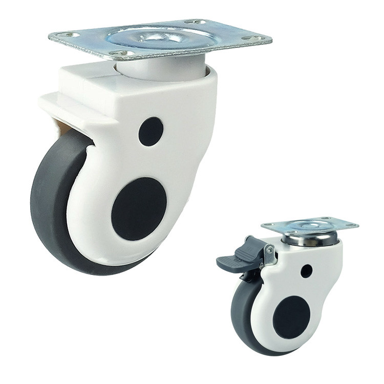 125mm Medical Bed Casters Stem Locking Anti - Winding Hospital