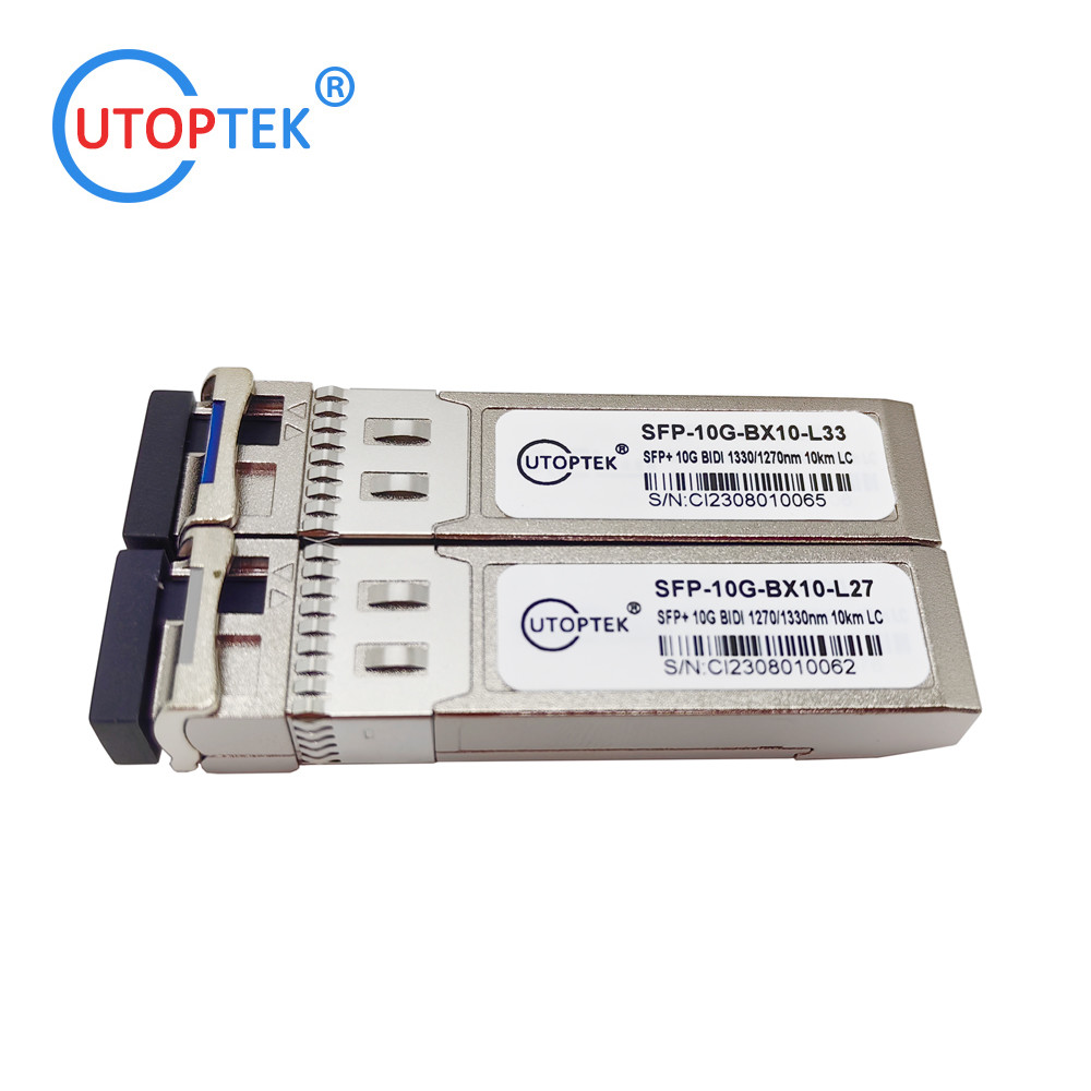 10Gb/s SFP+ SM Bidi LC 10km 1270/1330nm Fiber optical sfp transceiver module for cisco/huawei/Linksys/Mikrotik