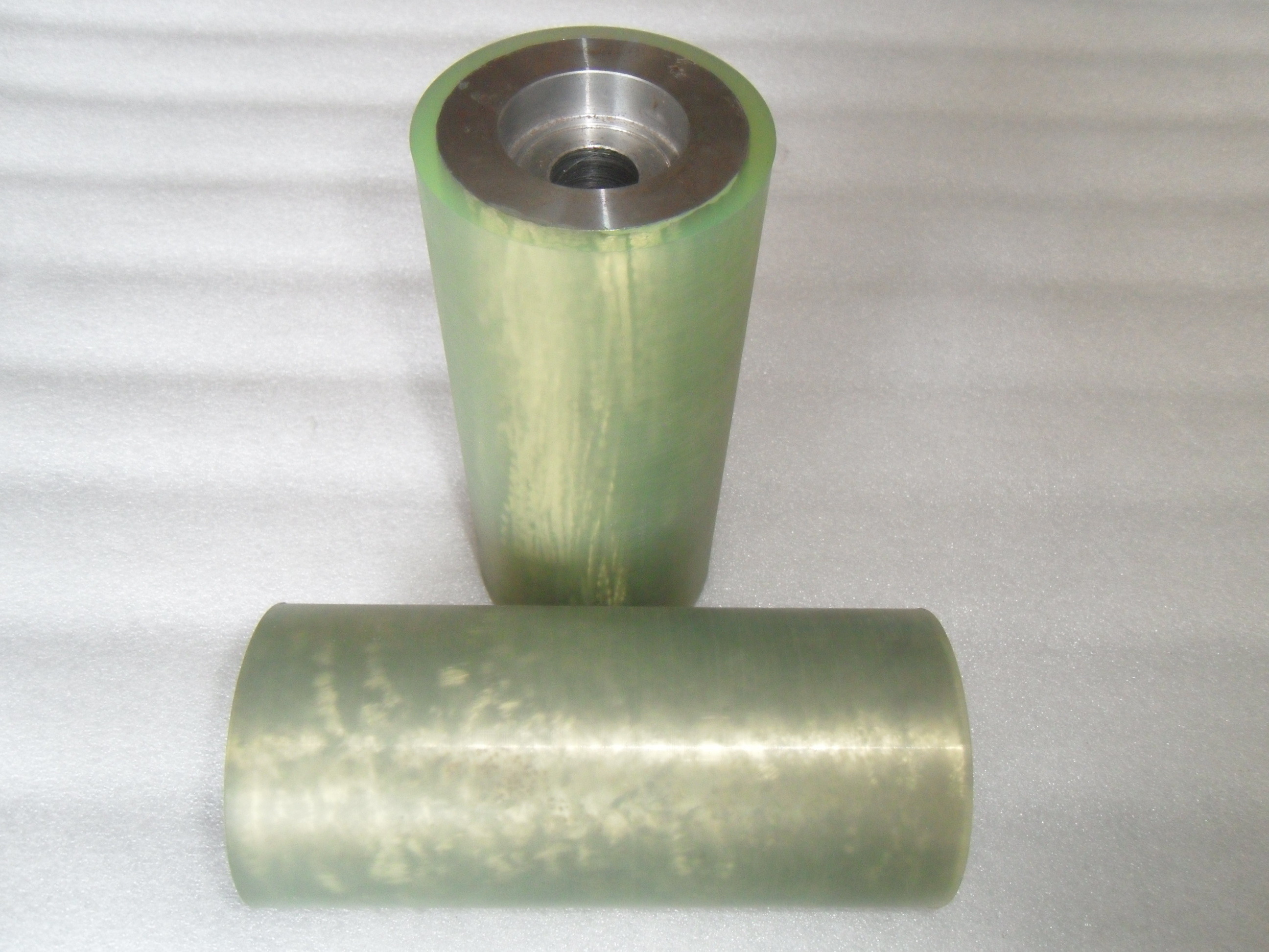 Blue Polyurethane Rollers PU Polyurethane Coating Industrial Transmission
