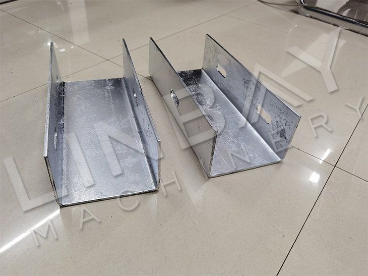 Galvanized Steel Automatic Perforated Highway Guardrail Post Roll Forming Machine