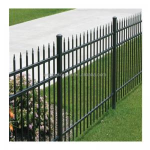 China 6ft 8ft Solid Metal Fence with Heat Treated Pressure Treated Wood Easy Installation on sale