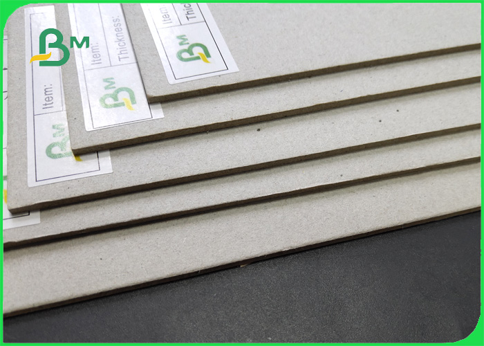 High Smoothness Grey Chip Board FSC Certified 1 - 4 MM 70 * 100CM For Package