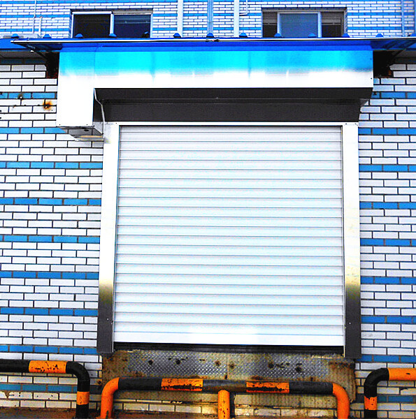 High Performance Industrial Security Door , Intelligence High Speed Roll up Door