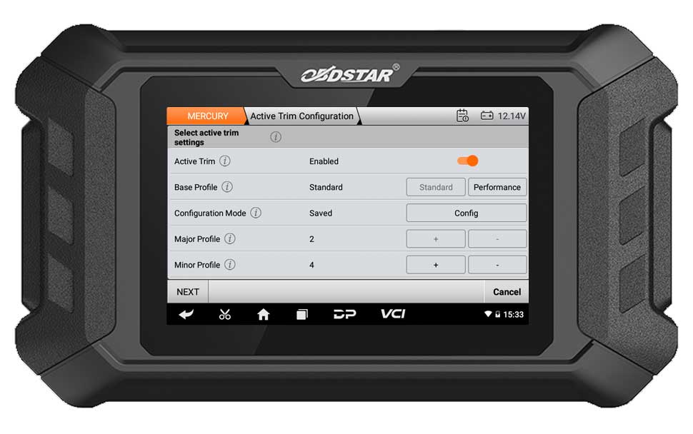 OBDSTAR iScan for MERCURY Marine Diagnostic Tablet with Special Functions Support G3/ DFI 2/ Optimax/ Seapro/ Verado/ 40HP-300HP