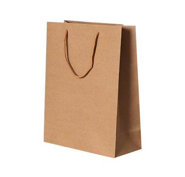 recyclable custom brown kraft paper bag
