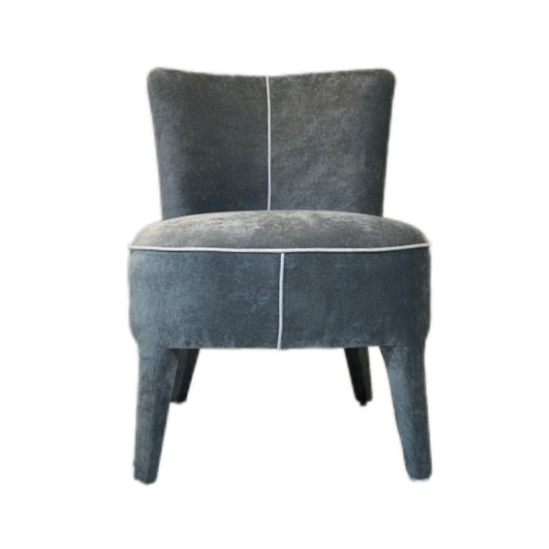 Wholesale Restaurant Simple Frosted Velvet Cloth Chair Home Dining Room Hotel Furniture