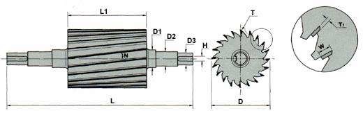 Tungsten Carbide Cutting Rolling Pelletizer Blades For Plastic Shredder Machine