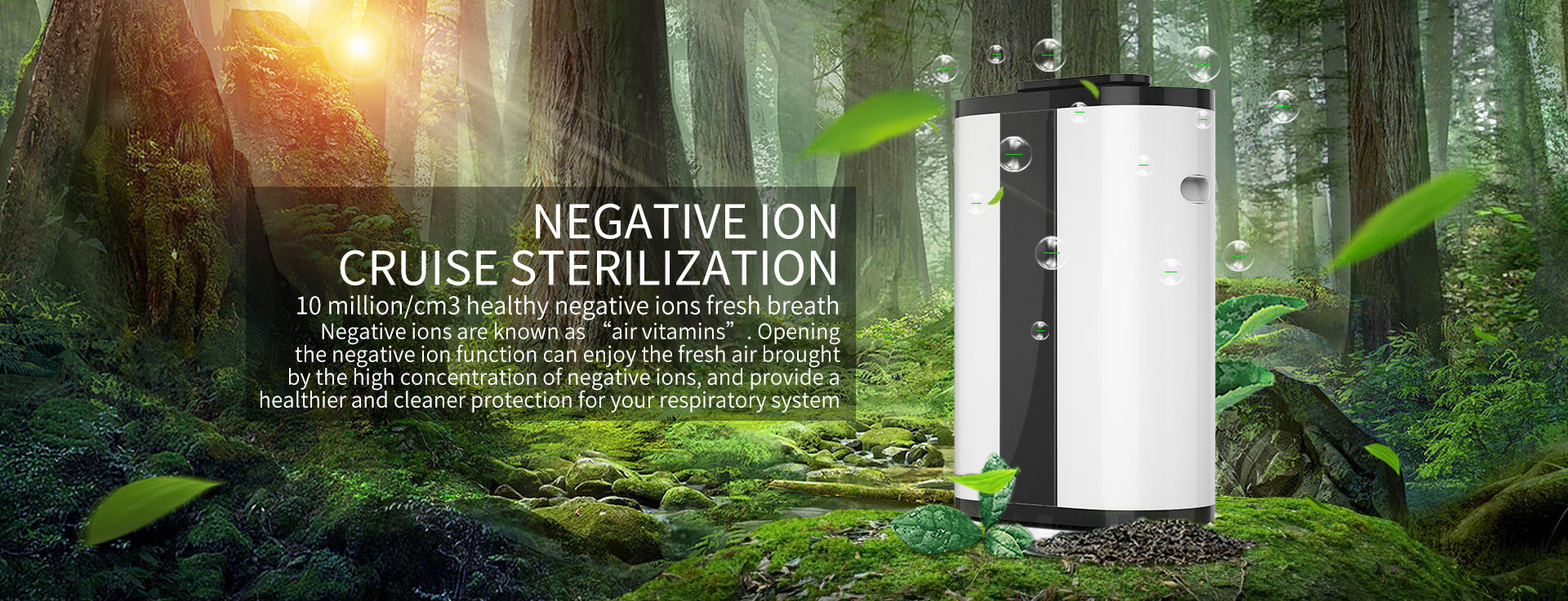 Whole Home Mini Air Purifier Sterilization And Virus' S Removal Air Humidifier Purifier
